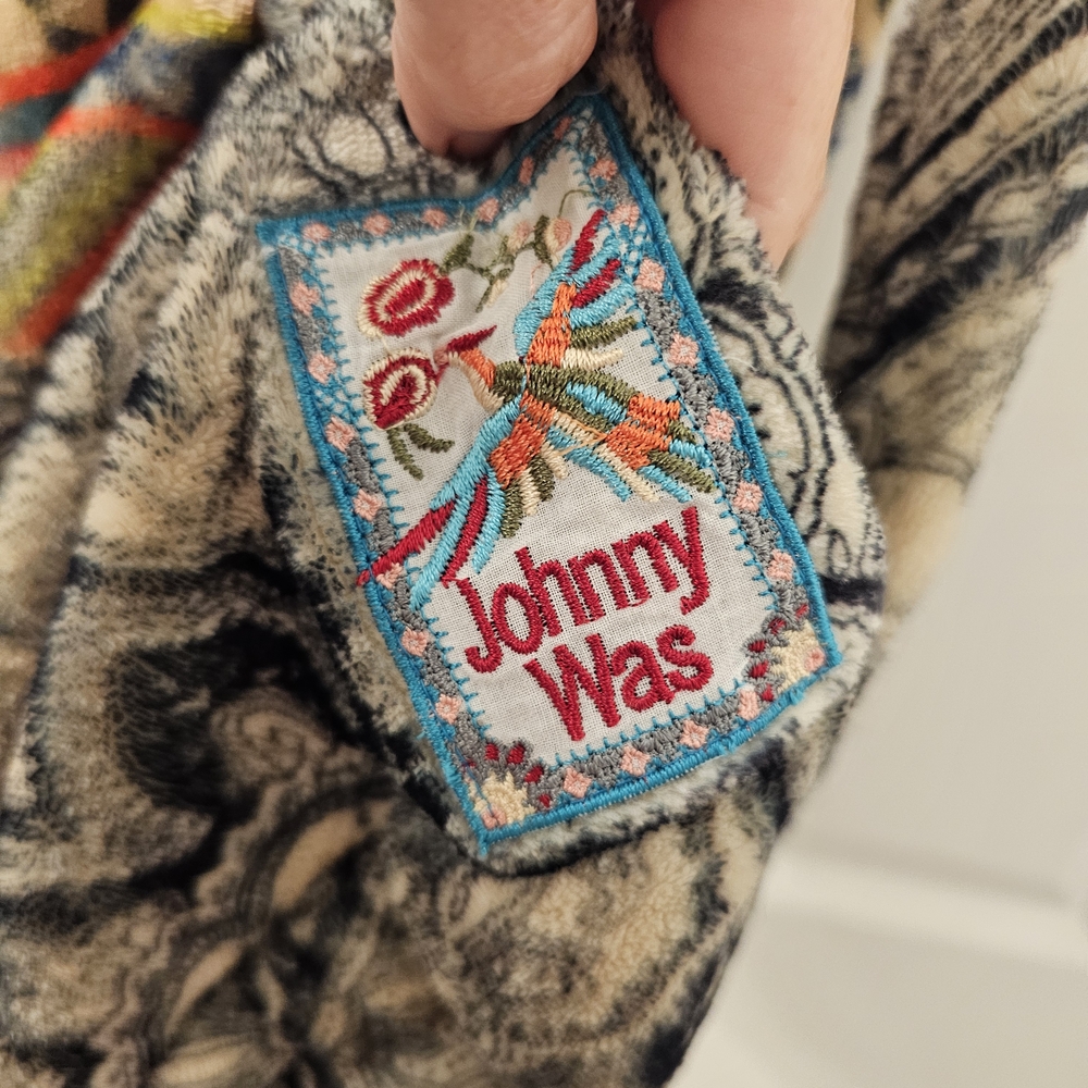 Johnny Was Multicolor Embroidered Fabric - Picture 2 of 4